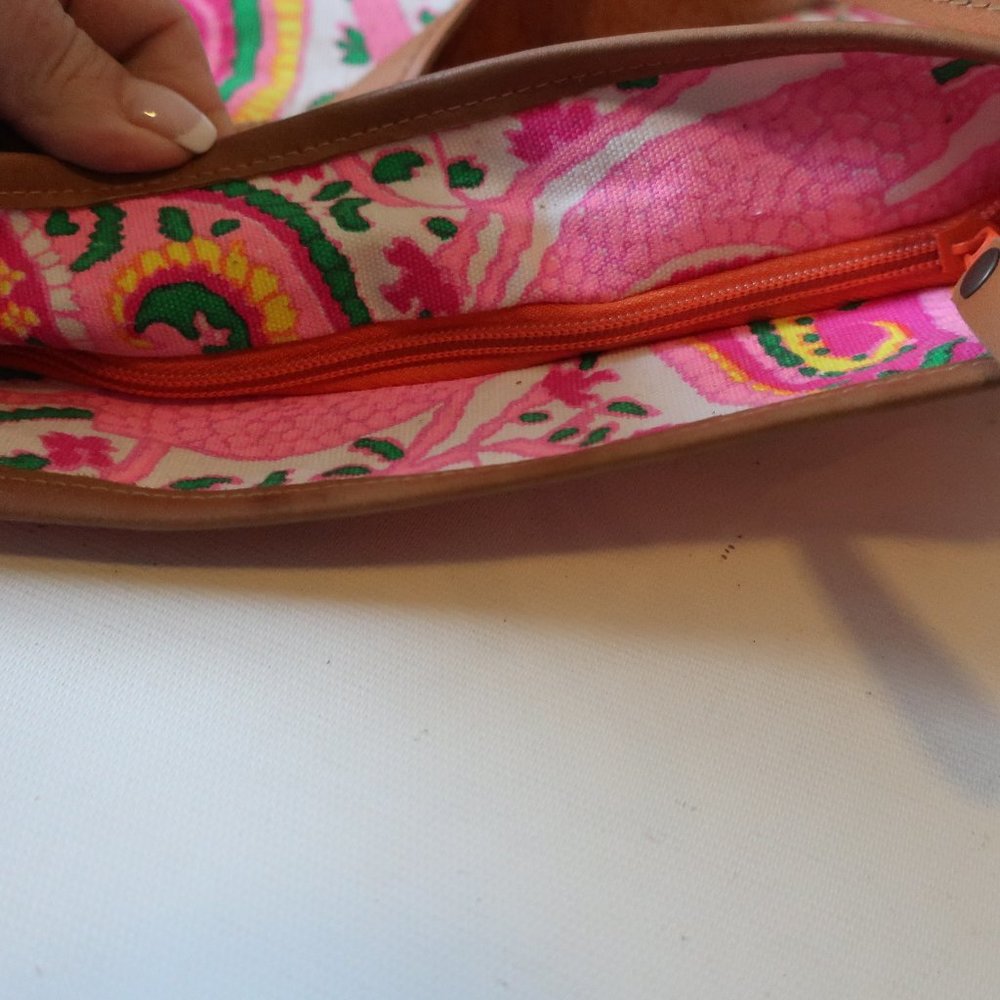 Roberta Roller Rabbit Pink Pasiley Crossbody Bag * - image 6